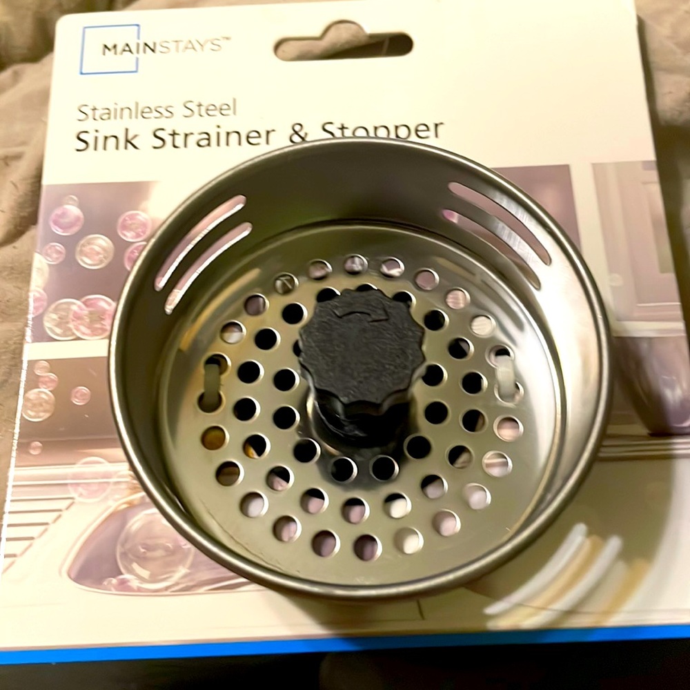 Stainless steel sink strainer & stopper